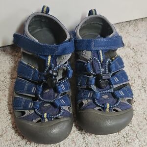 Keen Blue and Gray Kids Sandals